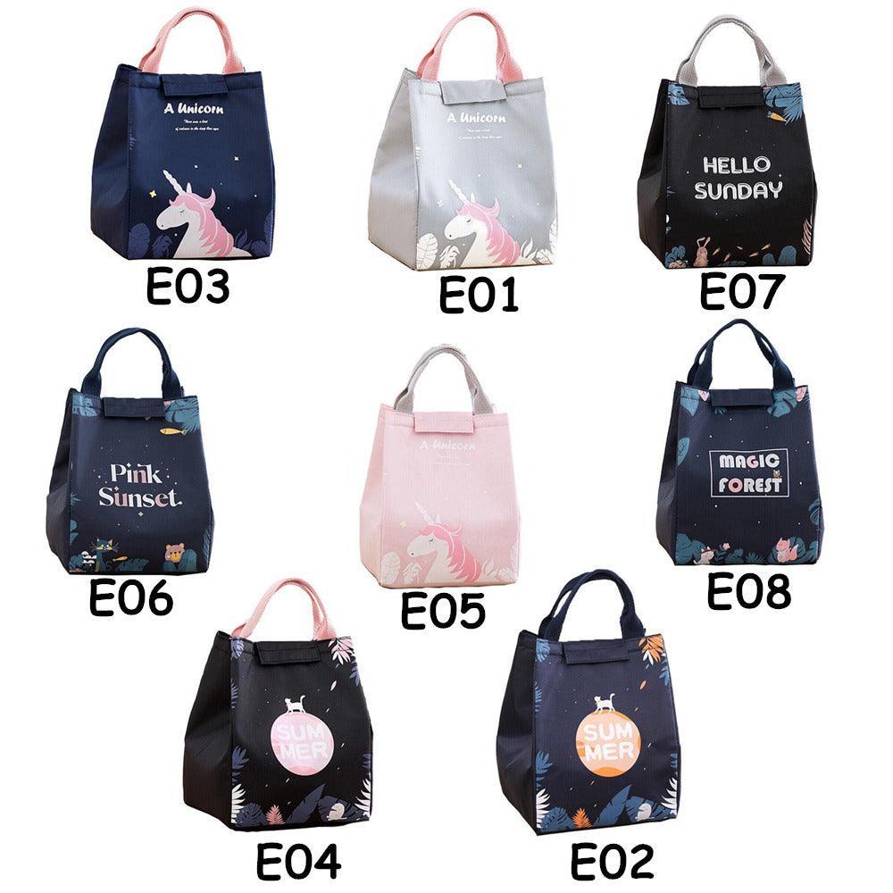 Portable Insulated Thermal Lunch Box Carry Tote Picnic Case Storage Bag 18x24x15cm - E01 (18x24x15cm)