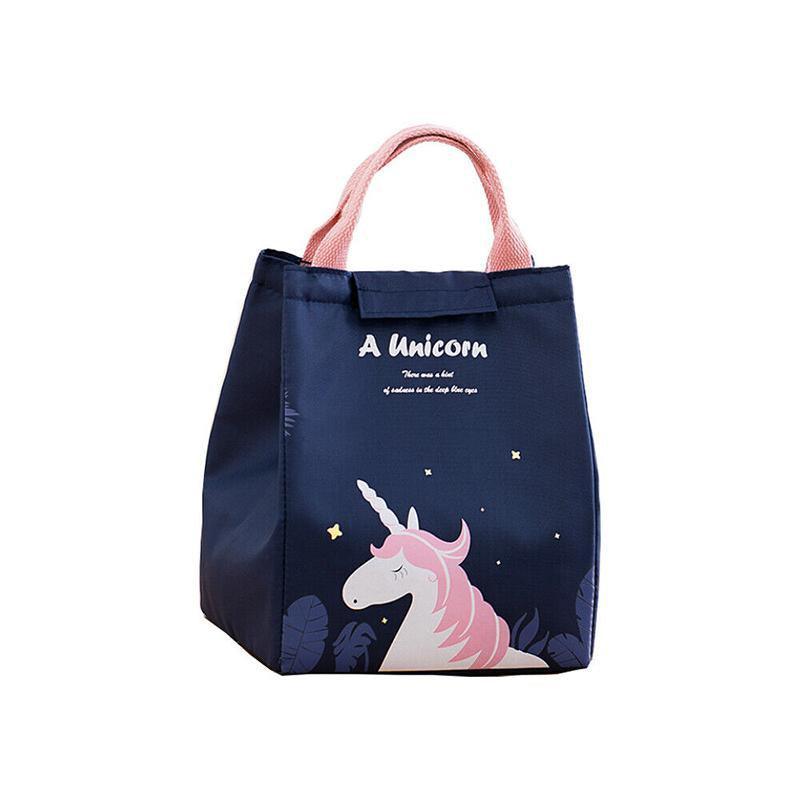 Portable Insulated Thermal Lunch Box Carry Tote Picnic Case Storage Bag 18x24x15cm - E01 (18x24x15cm)