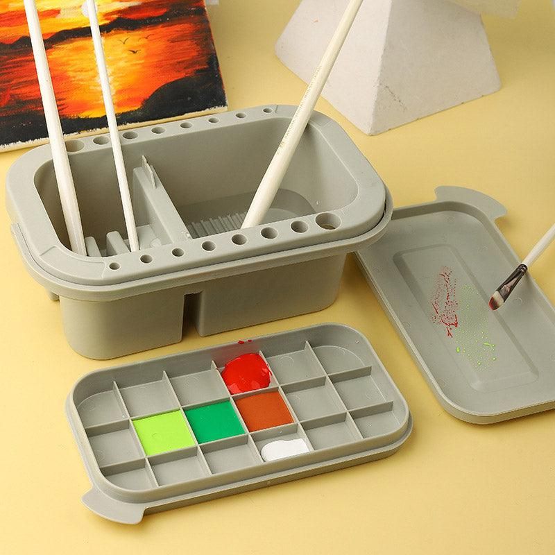 3 in 1 Multi Functional Pen Wash Bucket Portable Shabu Cleaning Tool Set