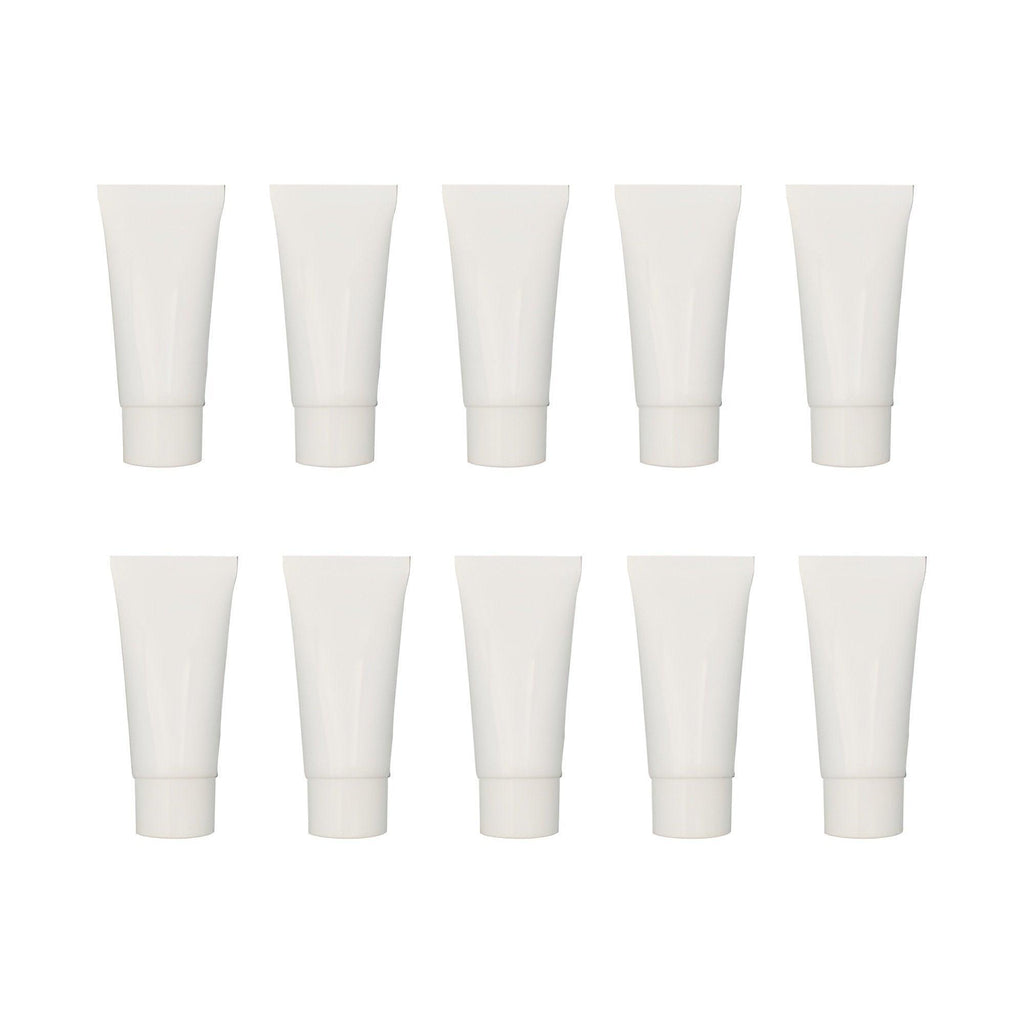 10x Soft Cosmetic Tubes for Face Wash Hand Cream Lotion Packaging Containers - 10ml