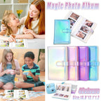 For Fujifilm Instax Mini 8 9 11 Photo Album 96 Pockets 3 Inch Card Organizer - Purple