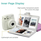 For Fujifilm Instax Mini 8 9 11 Photo Album 96 Pockets 3 Inch Card Organizer - Purple