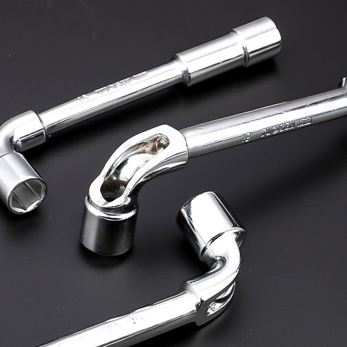 6-23mm L Shaped Socket Wrench Elbow Multi Size Hardware Repair Tool Set - 6mm
