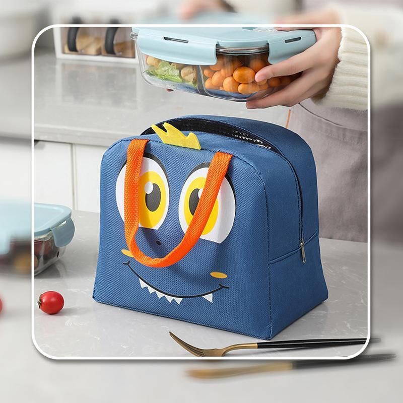 Oxford Portable Insulated Thermal Cooler Lunch Box Carry Picnic Case Storage Bag - Beige