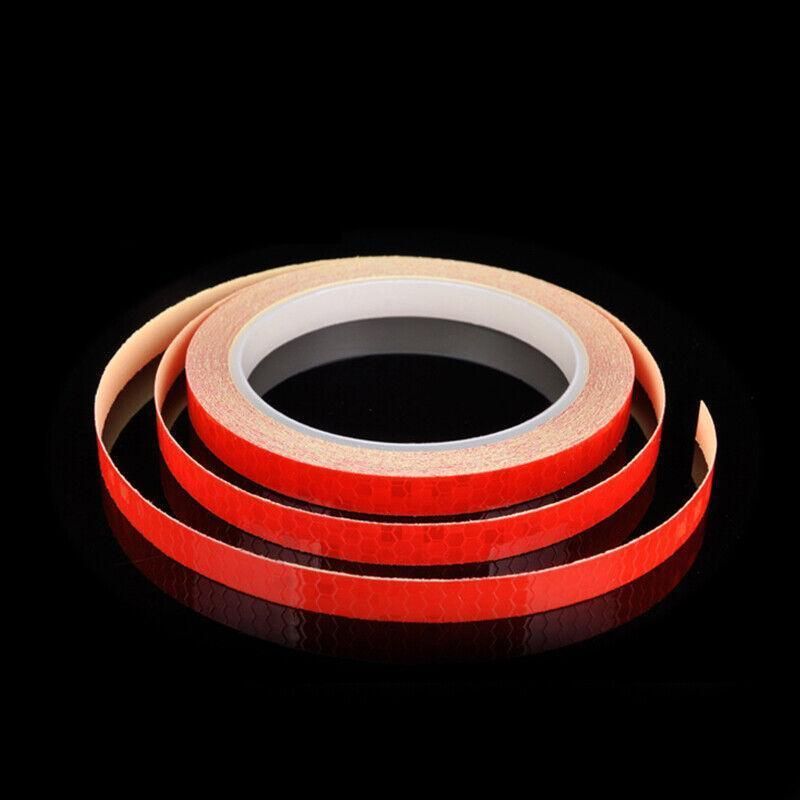 8m Reflective Tape for Bikes Cars Motorcycles Waterproof High Visibility Strip - Colourful