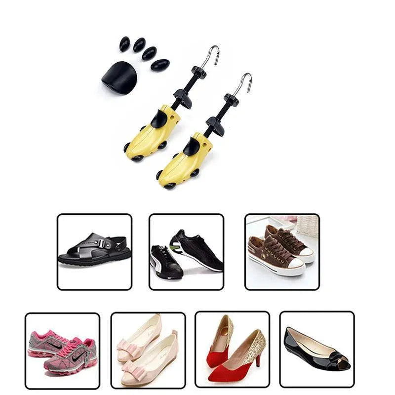 1x Adjustable Men Women Plastic Shoe /Boot Tree Shaper Keeper Stretcher Expander - 46