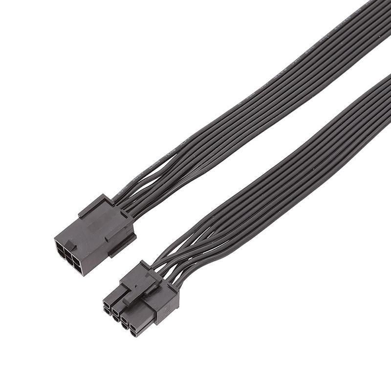 8 PIN Male to 6 PIN Female PCIE Extension Cable Converter for GPU Video Card