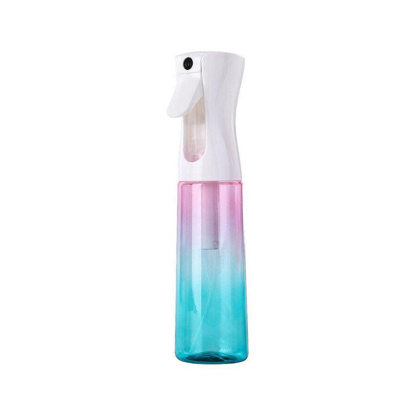 Hair Water Spray Bottle Empty- Continuous Mister Sprayer Ultra Fine Mist Bottle - Black