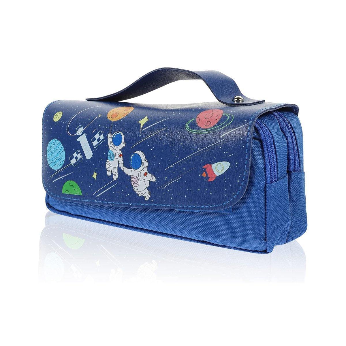 Functional Pencil Case Stationery Bag Pen Holder Storage Organizer for School - 01