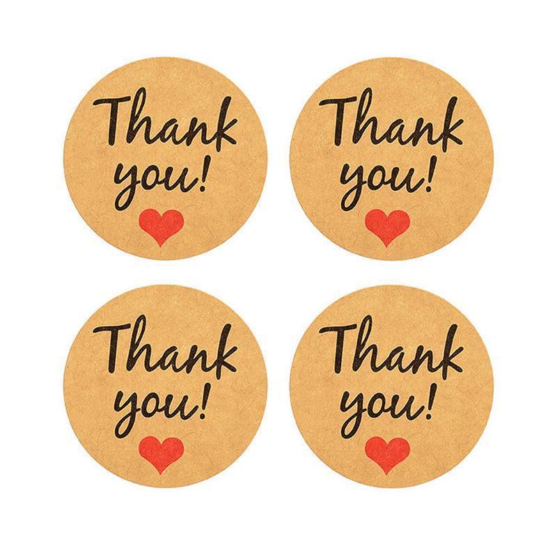 UP TO 80PCS Stickers Labels Thank You Stickers Gift Wrapping Craft Scrapbook DIY - 16*5PCS Style 2