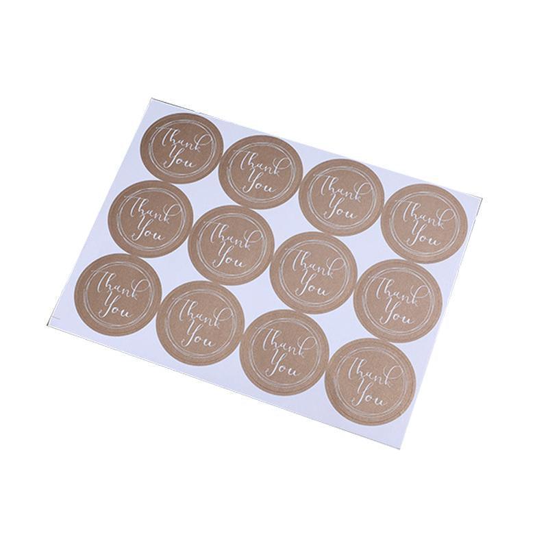 UP TO 80PCS Stickers Labels Thank You Stickers Gift Wrapping Craft Scrapbook DIY - 9*5PCS Style 8