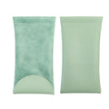 Mouth Snapped Sunglasses Eyeglass Glasses Case Soft Pouch Bag Pocket Spectacle - Light Green