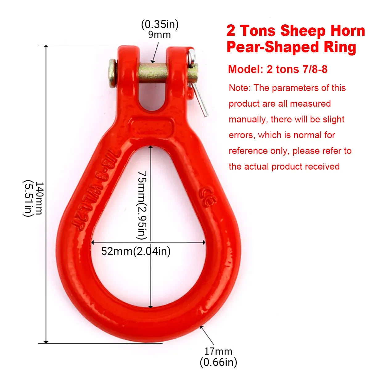Pear Shaped Ring Heavy Duty Hook Fixed Pear Type Hanger for Workshop Home Storage