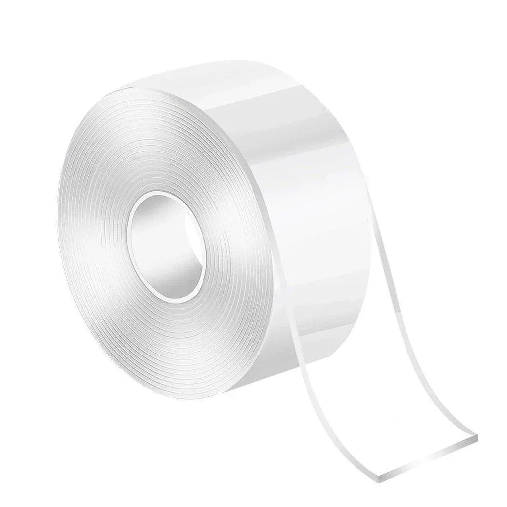 Double Sided Nano Tape Transparent Reusable Adhesive Gel Grip for Home Office - 5cm*1m*1mm (1 Unit)