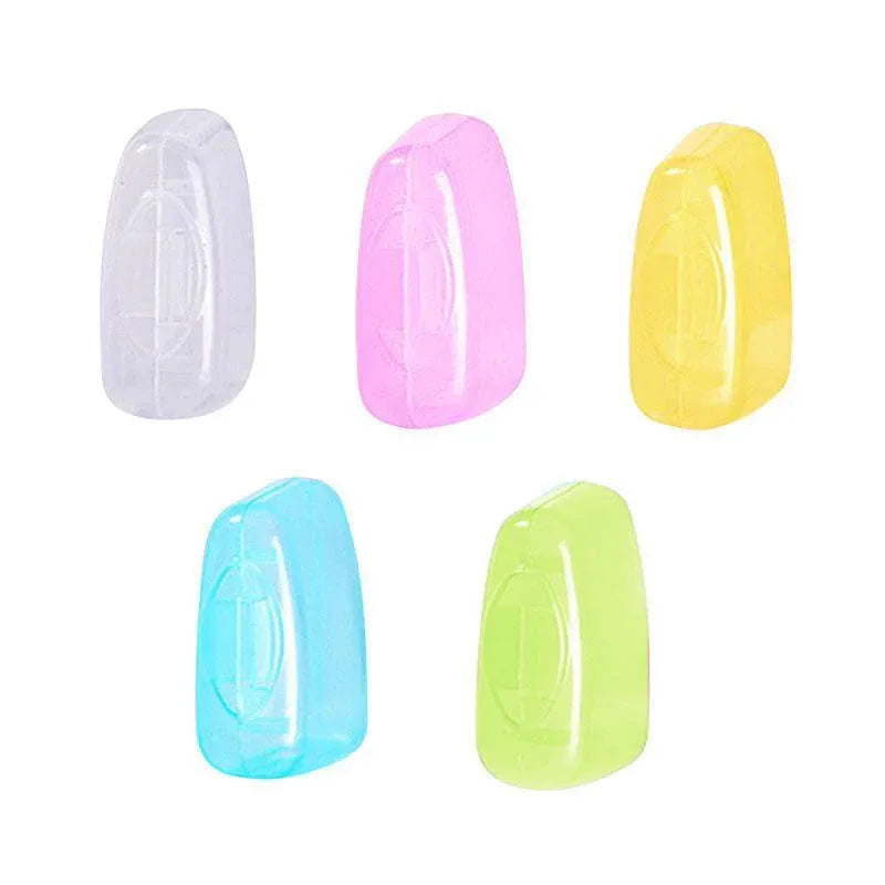 5Pcs Travel Toothbrush Head Cover Cap Case Outdoor Brush Cleaner Protector Au