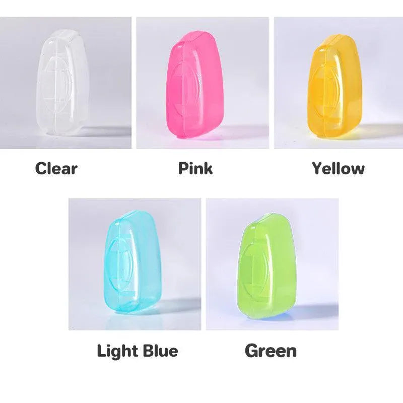 5Pcs Travel Toothbrush Head Cover Cap Case Outdoor Brush Cleaner Protector Au