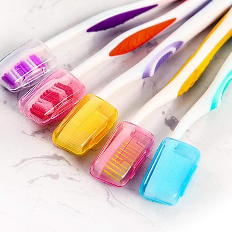 5Pcs Travel Toothbrush Head Cover Cap Case Outdoor Brush Cleaner Protector Au