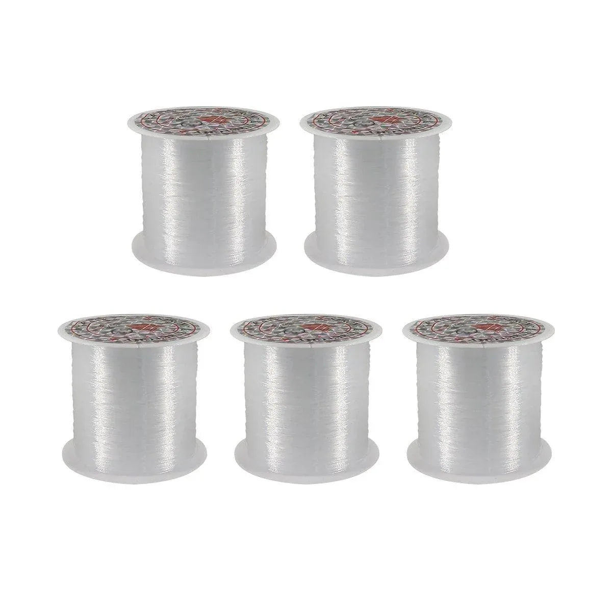 5pcs Aquarium Moss Binding Line 0.25mm Transparent Fishing Line for Plant Tank