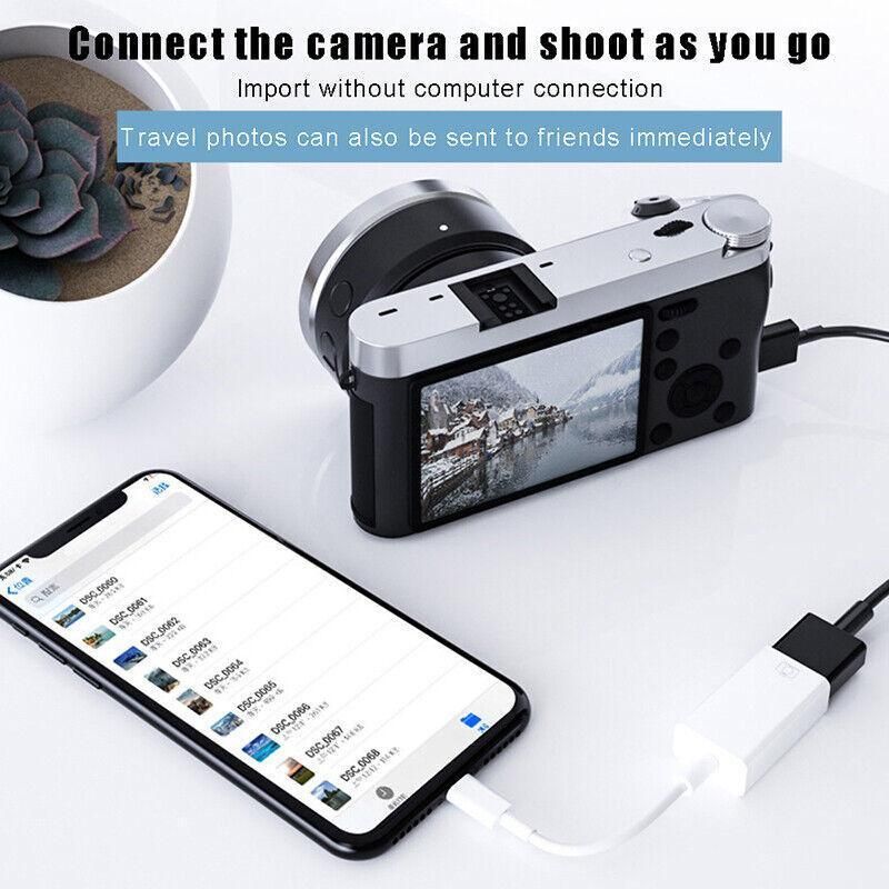 For Iphone Or Type C To Usb Otg Data Cable Adapter Male 3.0 A Female Converter - Type-C