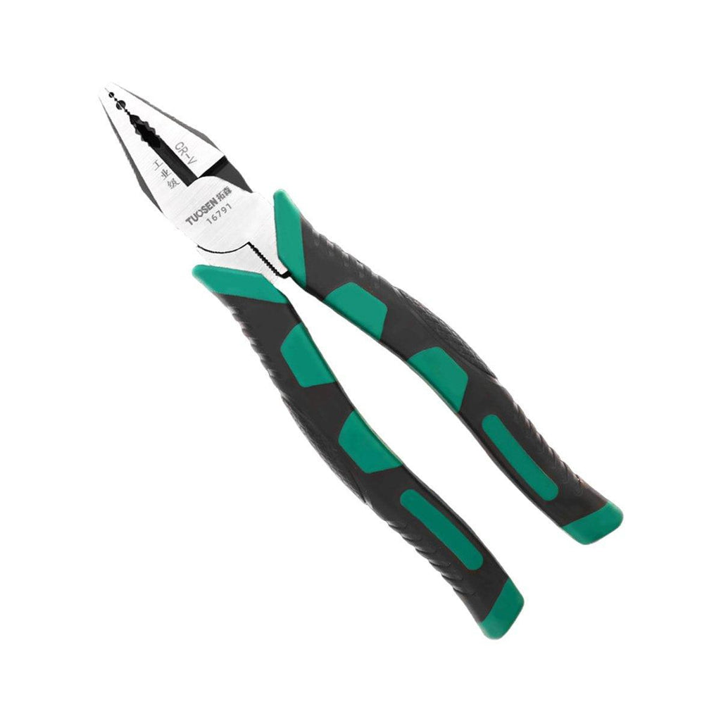Labor-Saving Multi-Functional Tiger Pliers Flat Needle-Nose Diagonal Wire Pliers - Nose pliers-6inch