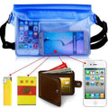 Waterproof Underwater Waist Belt Bum Bag Beach Swimming Boating Dry Phone Pouch - Grey