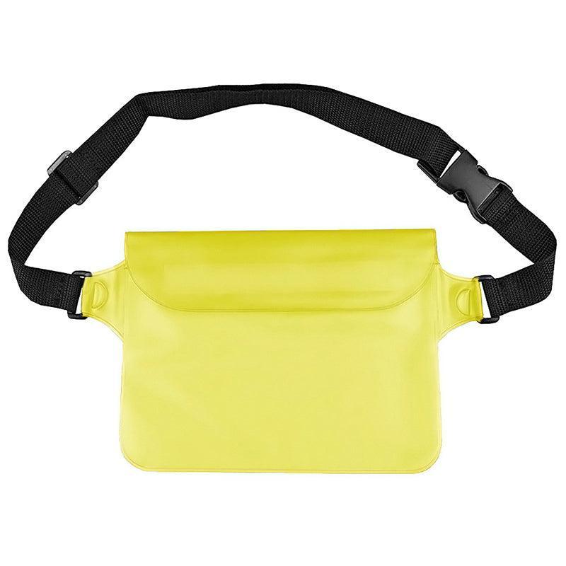 Waterproof Underwater Waist Belt Bum Bag Beach Swimming Boating Dry Phone Pouch - Grey