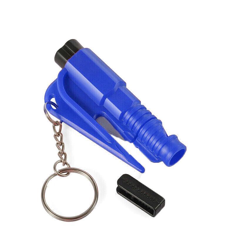 3 In 1 Car Window Glass Breaker Emergency Escape Tool with Cutter - Pink