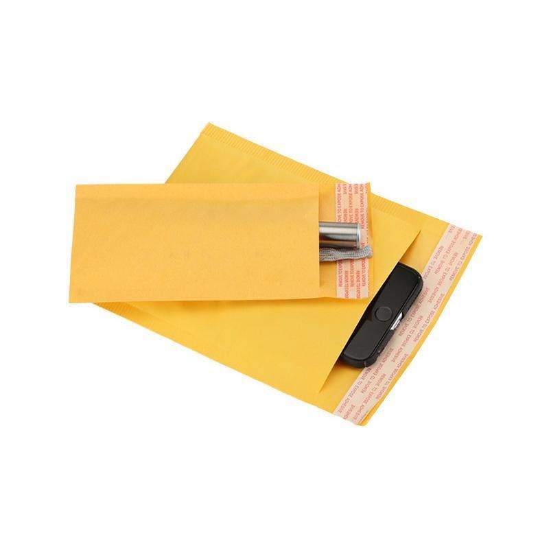 25PCS Poly Bubble Mailer Yellow Colour Multi-Size Plastic Padded Bag - 25PCS-13*18CM