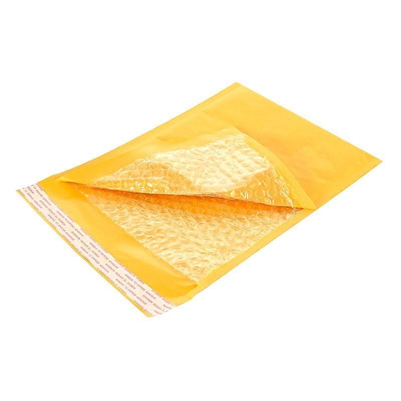 25PCS Poly Bubble Mailer Yellow Colour Multi-Size Plastic Padded Bag - 25PCS-13*18CM