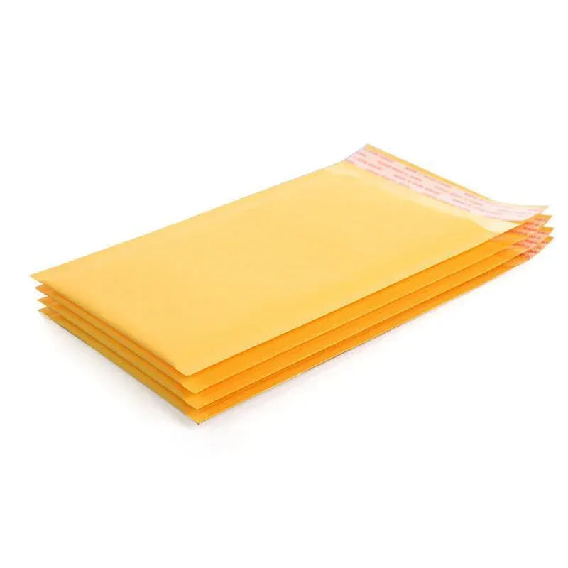 25PCS Poly Bubble Mailer Yellow Colour Multi-Size Plastic Padded Bag - 25PCS-13*18CM