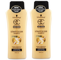 2x Schwarzkopf 400ml Extra Hair Care Shampoo Ultimate Oil Elixir