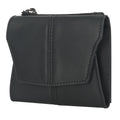 Black Genuine Leather Women's Wallet -C Multifunctional Coin & Card Holder, Fashionable Card Box in Top-Grade Cowhide