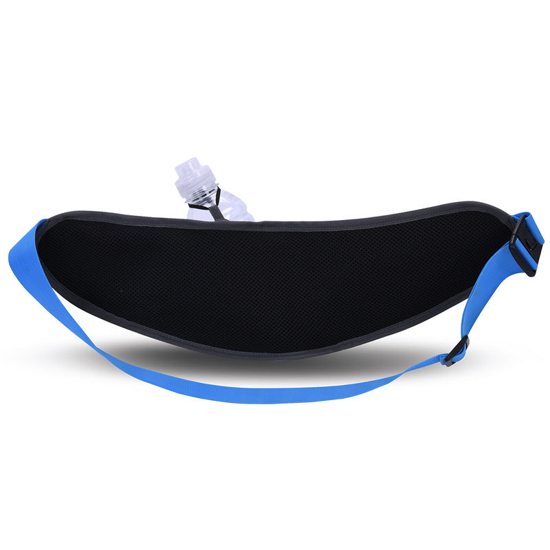 Green Adjustable Large Capacity Outdoor Sports Running Waist Pack(Waistline 70-160CM) - Multifunctional Marathon Pouch With Water Bottle Holder & Headphone Exit