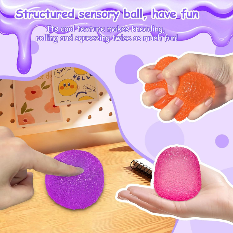 Blue Candy Gummy Bear Squishy Stress Relief Toy - Slow Rising Squeeze Fidget Toys for Kids, Soft TPR Sensory Toy for Anxiety Relief, Cute Kawaii Decompression Gift for Ages 3+