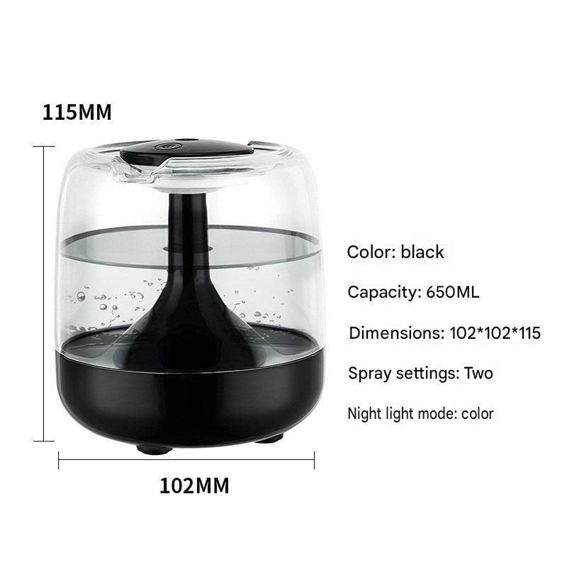 2 pcs Relaxing Winter Set - Pink  Nursing Cape and Black Mini Humidifier Soothing – Soft Postpartum Shawl & 650ml USB Air Humidifier for Home Comfort，Relax Self Care Present for Women
