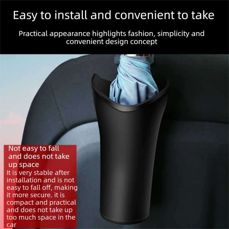 2 pcs Car interior essentials set-Silvery Car Air Vent Aroma Diffuser & Black Hanging Storage Bin- hanging storage container that is convenient to use and Compact
